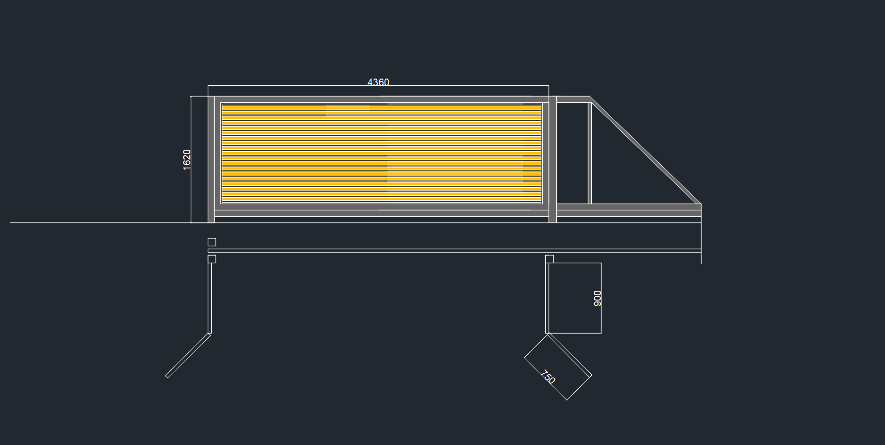 cannock cedar sliding - full